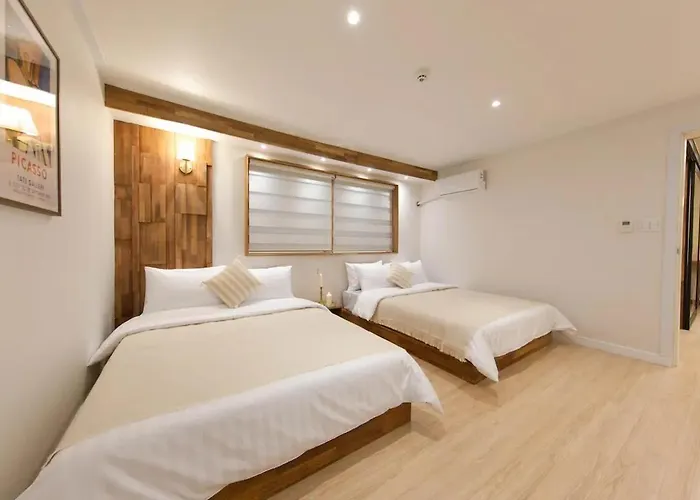 5 포춘 홍대 4br&3 Bath 무료 와이파이 홍익대역 아파트 *