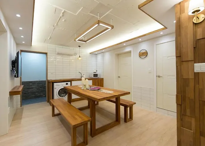5 포춘 홍대 4br&3 Bath 무료 와이파이 홍익대역 아파트 *